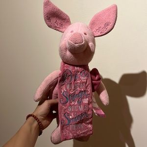 Piglet Disney Quote Plush